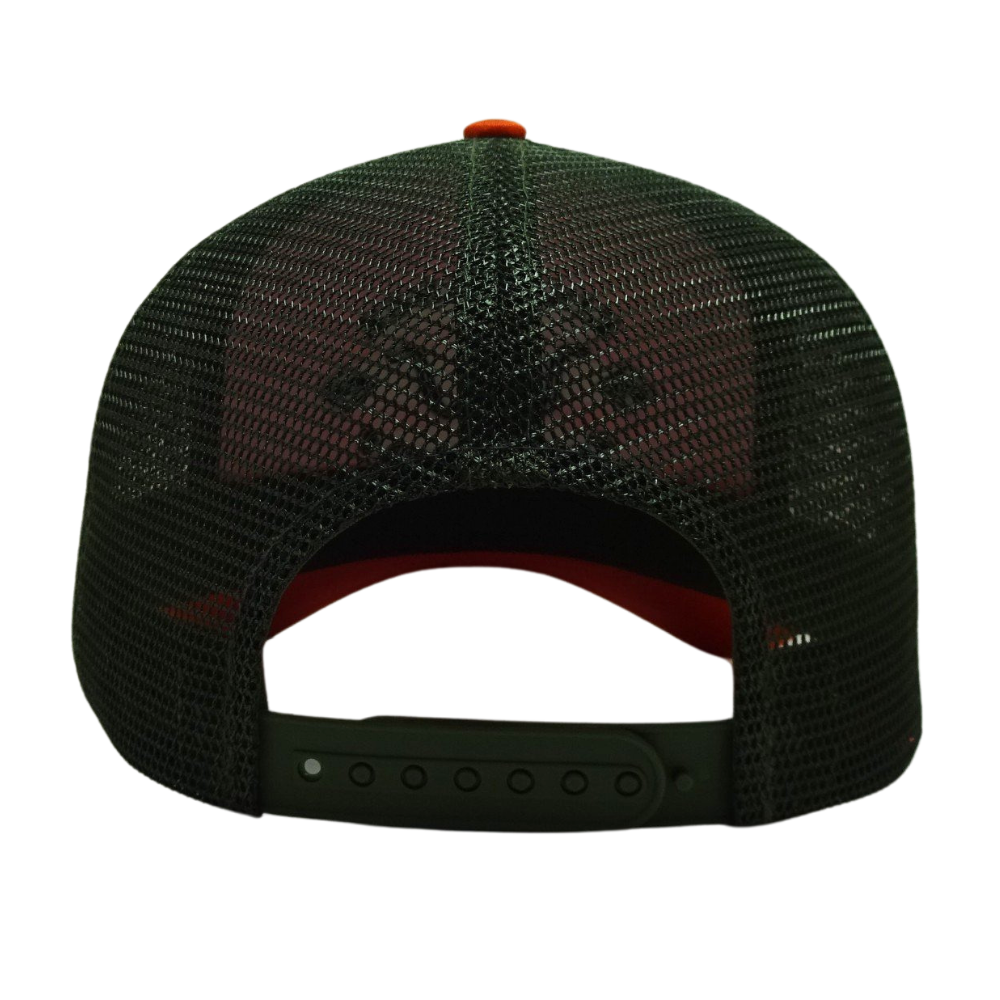 High Quality Factory Foam Trucker Hat 5 Panel Custom 2D 3D Embroidery Red Black Mesh Single Breasted Buckle for Business Present 7