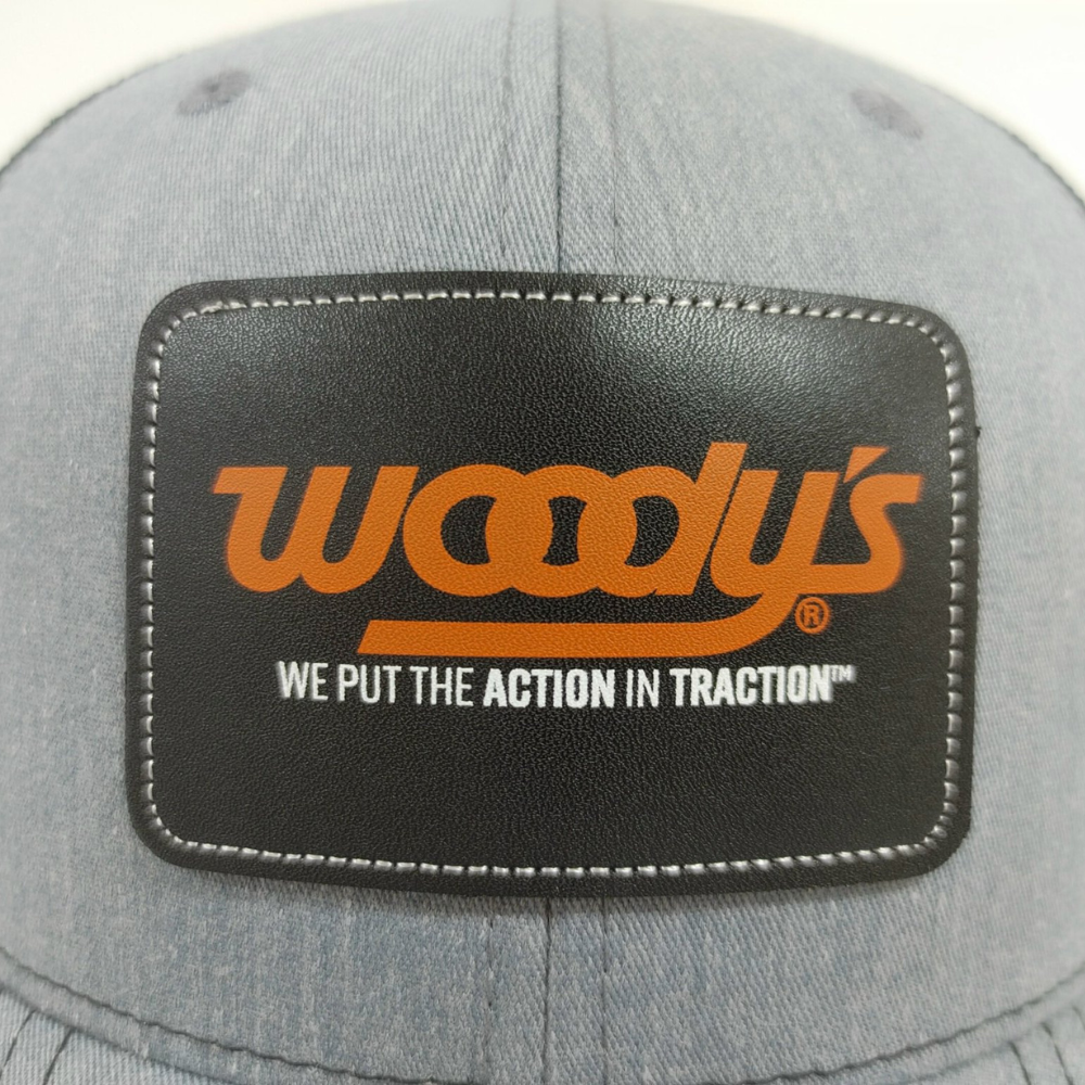 High Quality Factory Y Ri 112 Trucker Hat 6 Panel Custom Embroidery Leather Logo Patch Single Breasted Buckle Gray Black Mesh 5