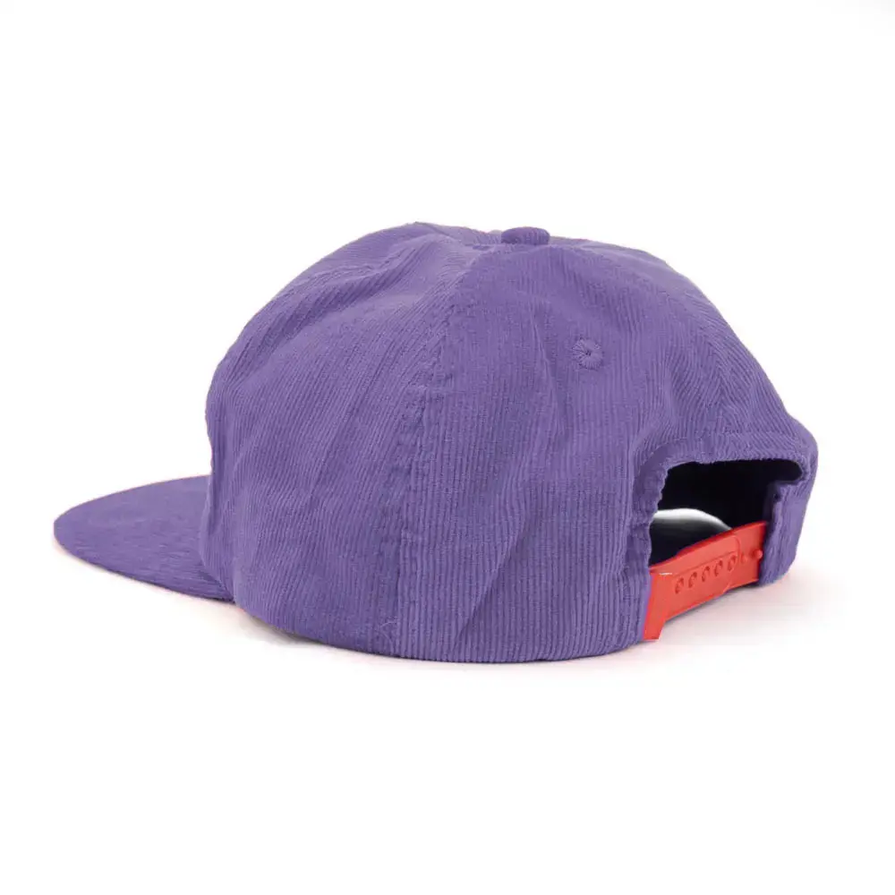 High Quality Flat Visor Corduroy Snapback Cap with Custom Logo Wholesale Promotional Sports Cap Adults Size Hiphop Snapback Cap 3