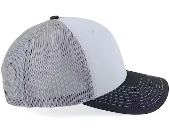 High Quality Grey/Black Customized Trucker Hat 6 Panels Dad Hat Sport Gorras Outdoor Classic Mens Trucker Hat 3