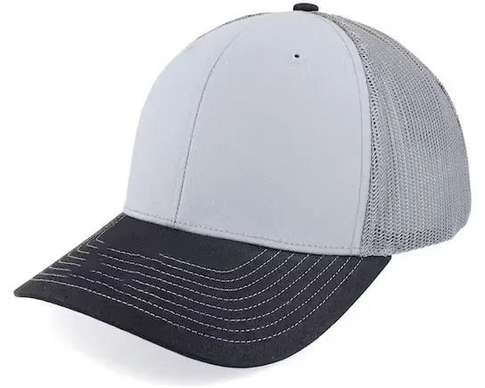 High Quality Grey/Black Customized Trucker Hat 6 Panels Dad Hat Sport Gorras Outdoor Classic Mens Trucker Hat 1