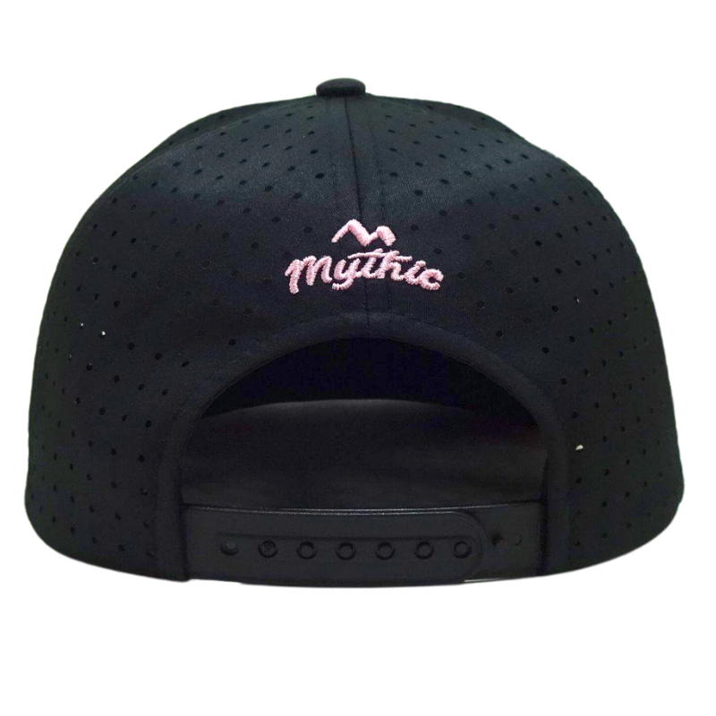 High Quality Laser Cut Snapback Hat 3D Embroidery Flat Brim Custom Design Back Curved Part Cap OEM Vietnam Manufacturer L01 6