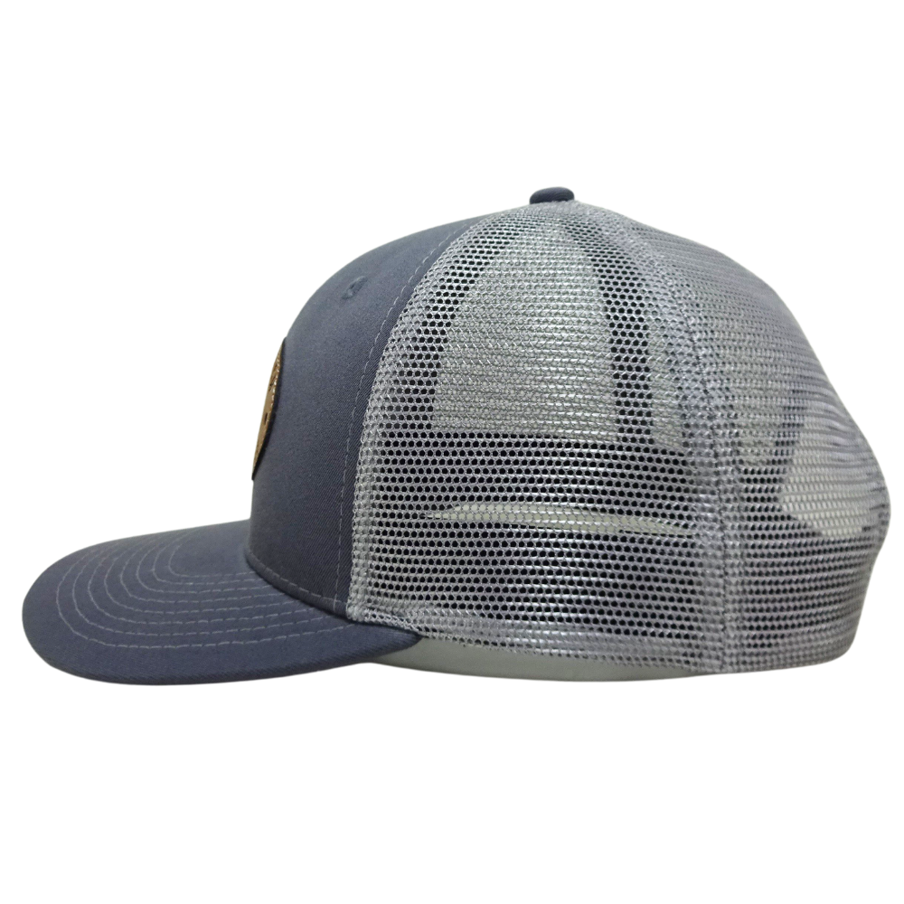 High Quality Leather Logo 6 Panel Trucker Snapback Customized the Seam Tapes Printed Hats Caps Flat Brim for All Ages 4