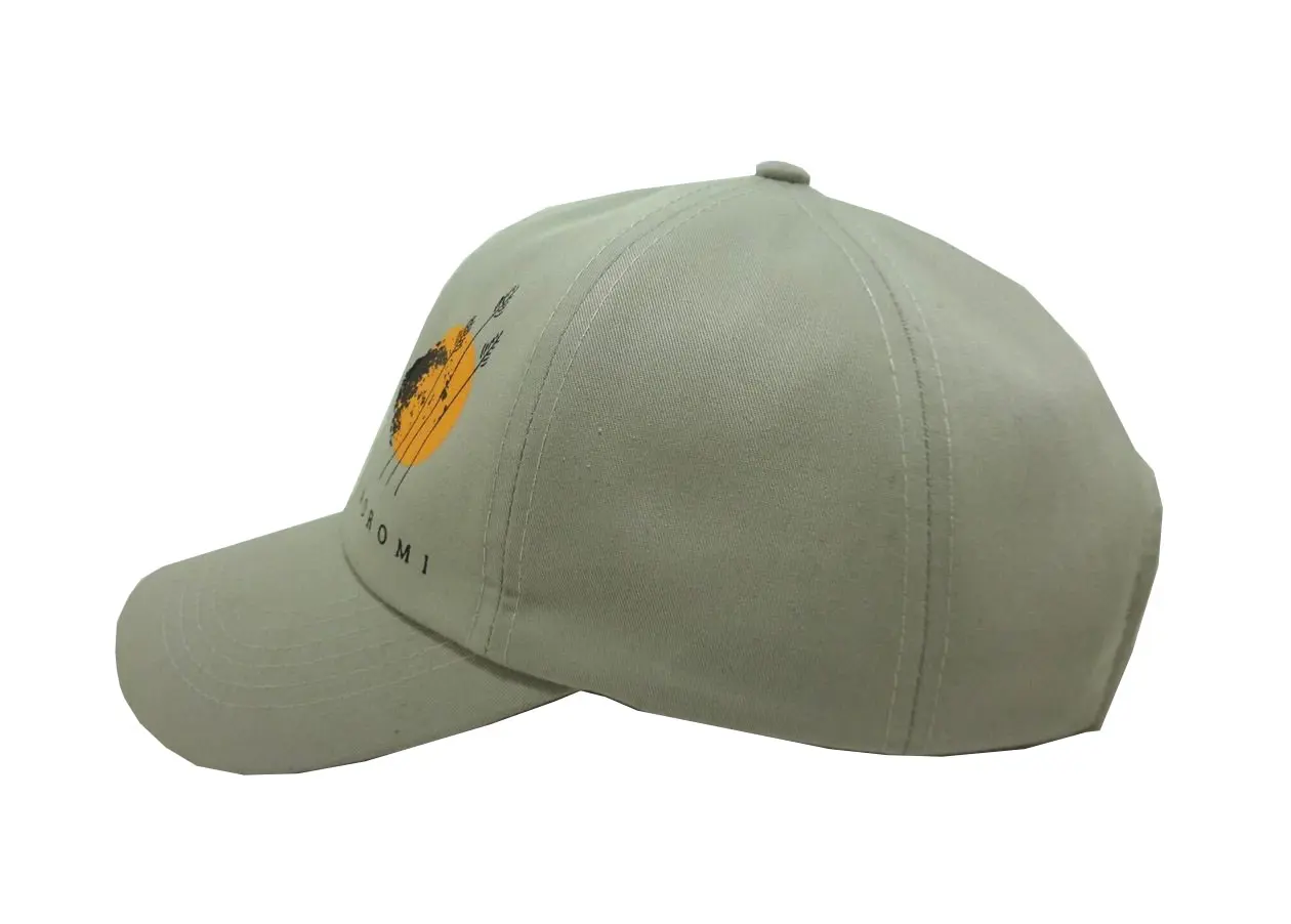 High Quality Low Profile Beige Color 6-Panel 65% Cotton and 35% Polyester Baseball Cap in Vietnam Factory 3