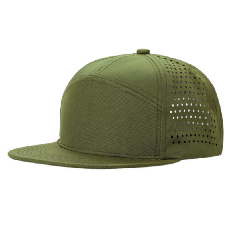 High Quality Perforated Sports Snapback Caps Vietnam Made Structured Hat Cut Holes For Men Women Outdoor Streetwear Promotion L1 4