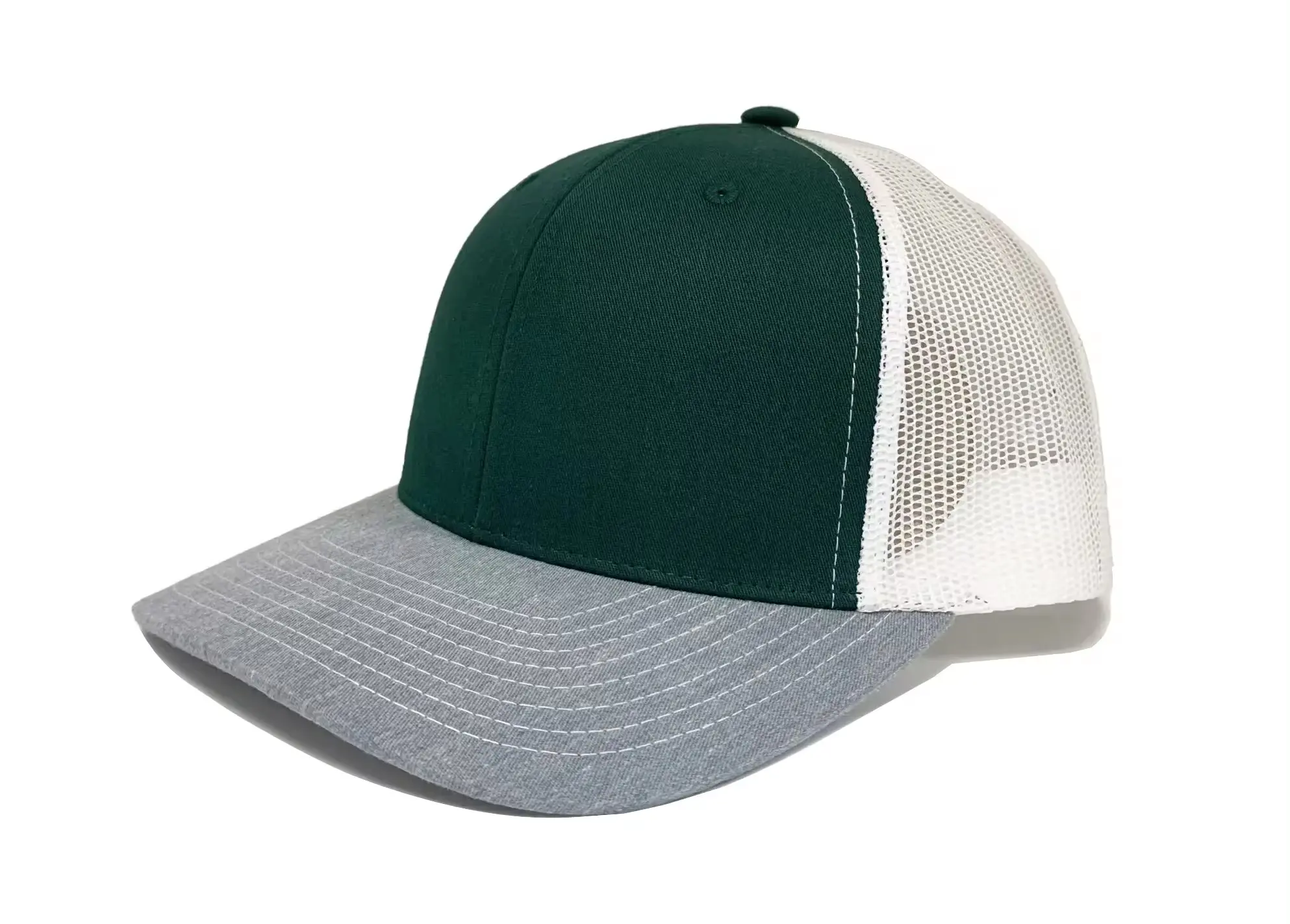 High Quality Plain Blank Trucker Hat From Vietnam Supplier Customize Fashion Color Sports Cap for Unisex 2