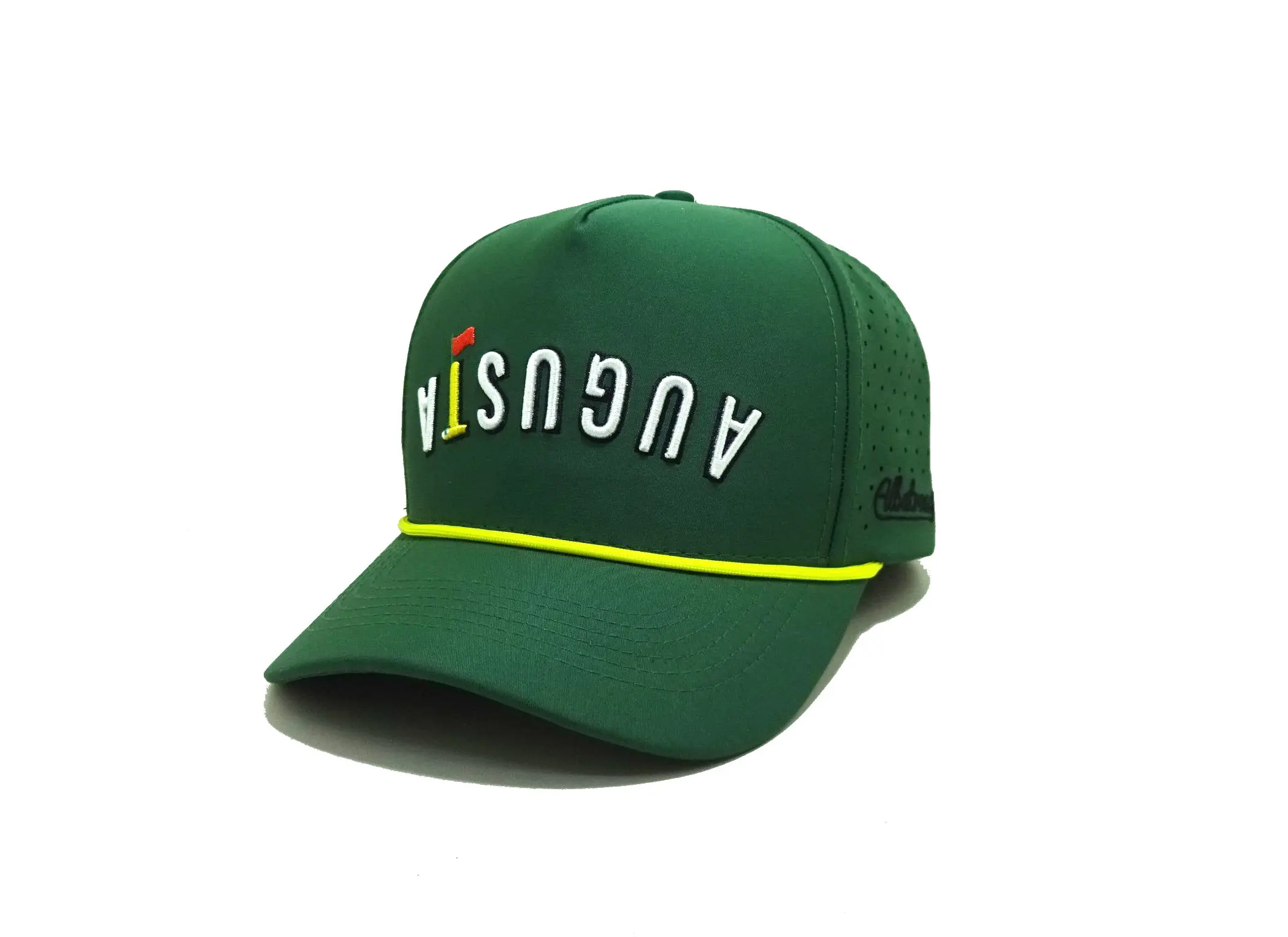 High Quality Polyester Waterproof Golf Caps for Men Laser Cut Snapback Hat Rope Texas Logo Baseball Cap Vietnam Factory 2