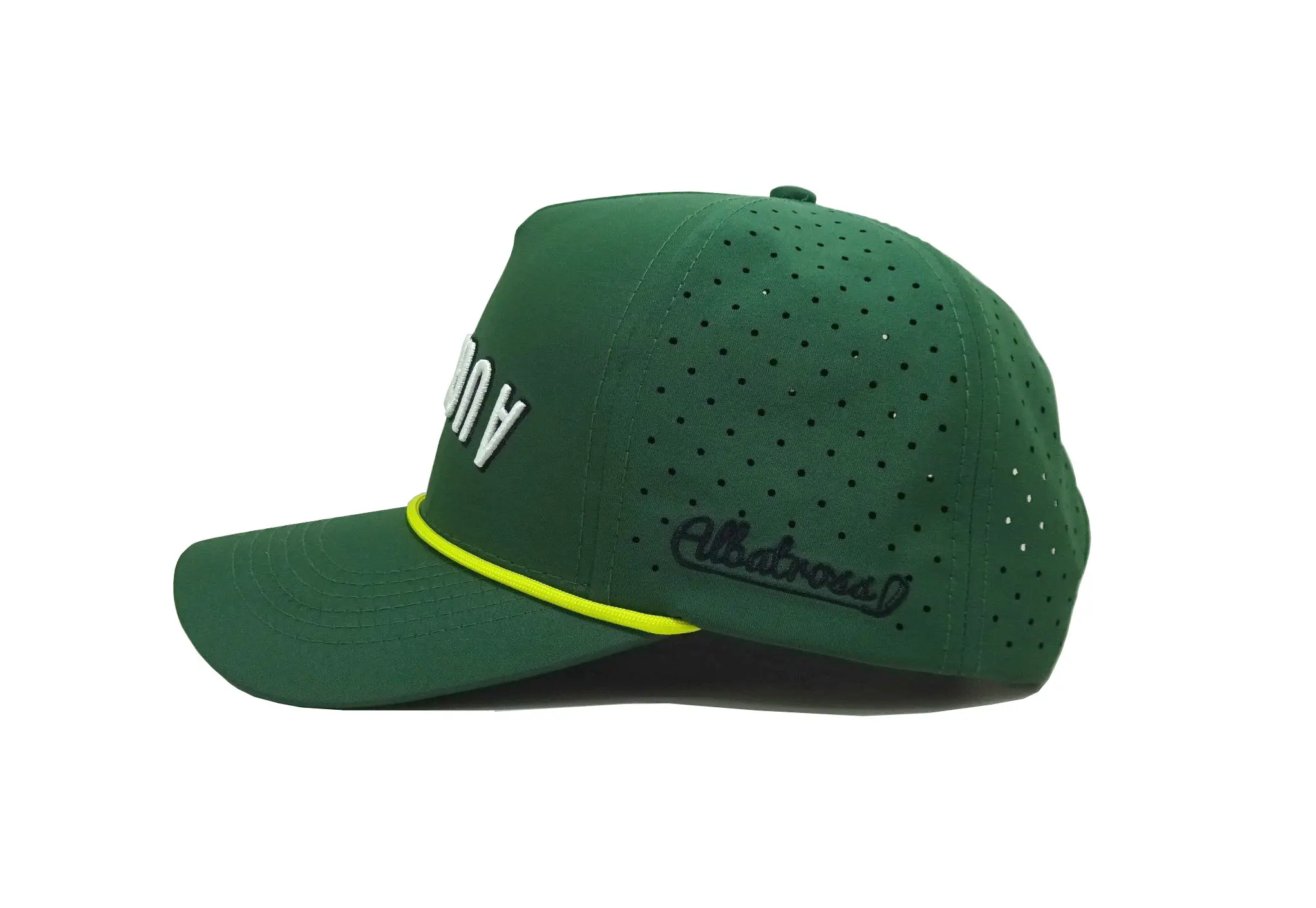 High Quality Polyester Waterproof Golf Caps for Men Laser Cut Snapback Hat Rope Texas Logo Baseball Cap Vietnam Factory 3