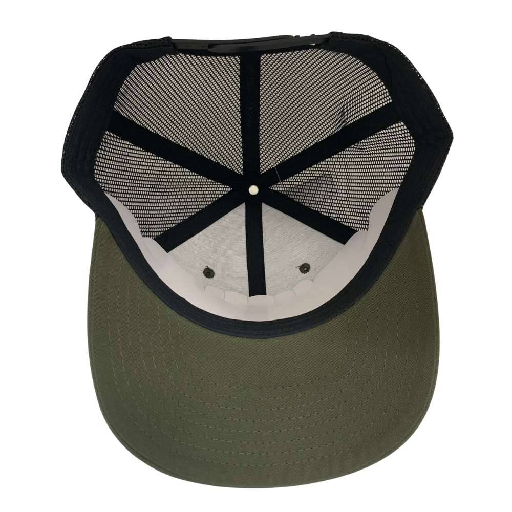 High Quality R 112 Trucker Hats Gorras Caps Leather Patches Structured 6 Panel Contrast Stitching Line on Brim Single Row Buckle 6