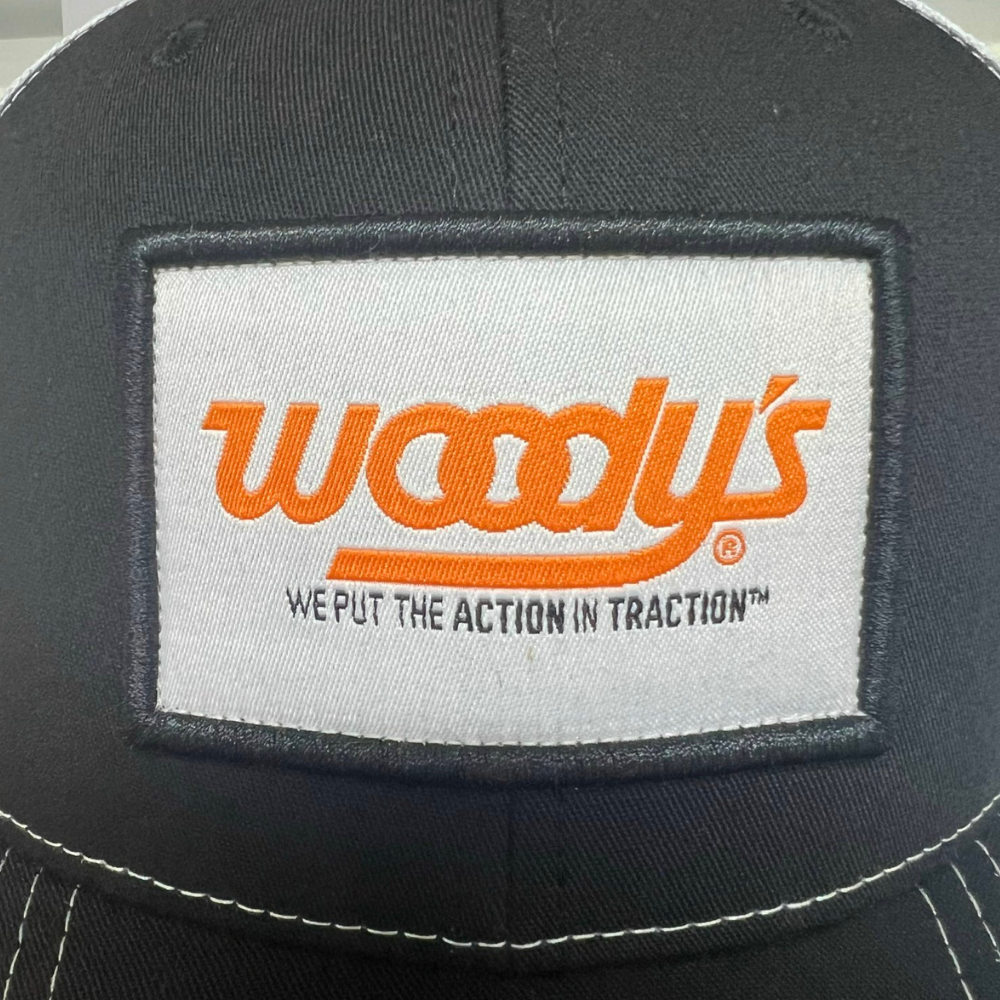 High Quality Ri 112 Trucker Hat 6 Panel Custom Logo Patch With Your Own Logo Structured Black White Mesh Single Breasted Buckle 7