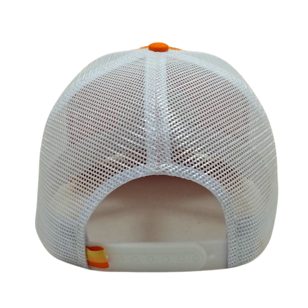 High Quality Rubber Logo Front Cap 6 Panel Trucker Hat Custom Button Eyelets Seam Tapes Printed Hats Caps OEM Wholesale 7