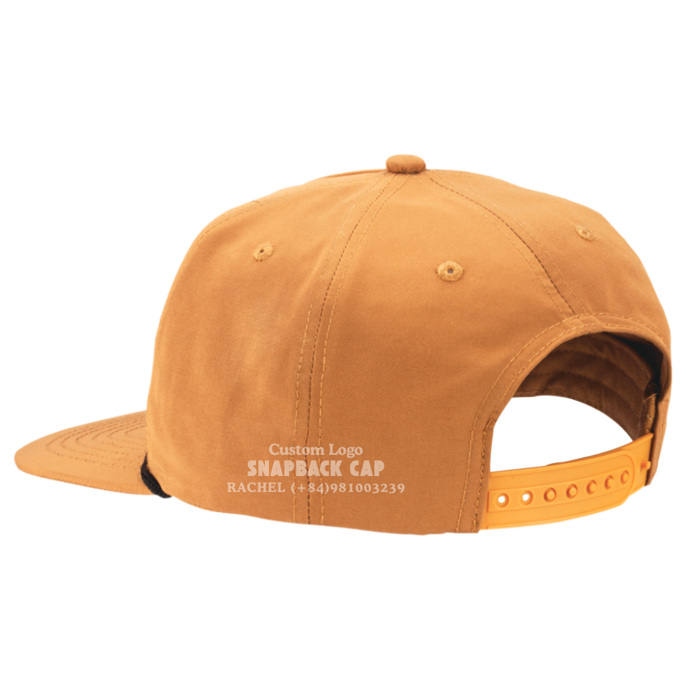 High Quality Snapback Caps Rope Hats Embroidered Logo Flat Brim 5 Panel R 256 Soft Structured For Outdoor Events Unisex Vietnam 5