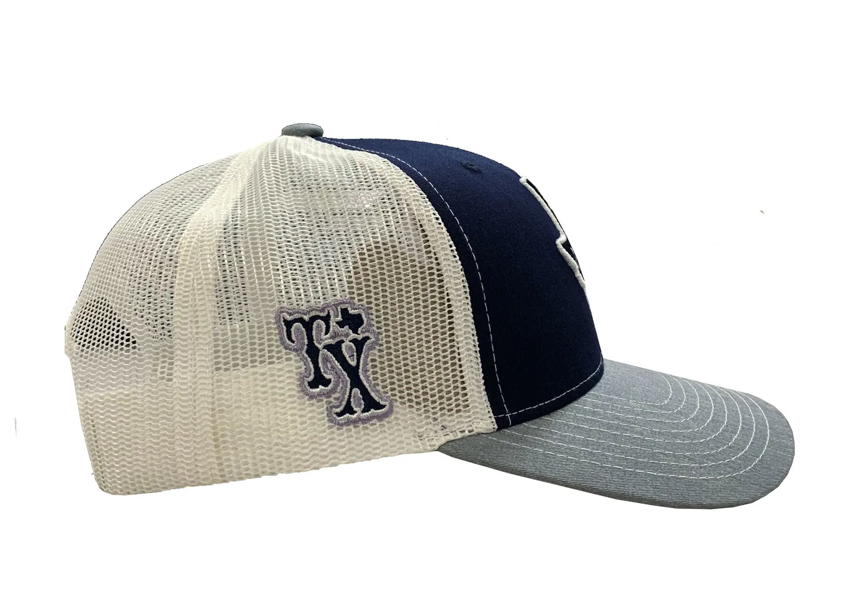 High Quality Sports Cap Custom 3D Embroidery Logo 65% Cotton 35% Polyester Fabric Trucker Hat for Man Snapback Cap 4
