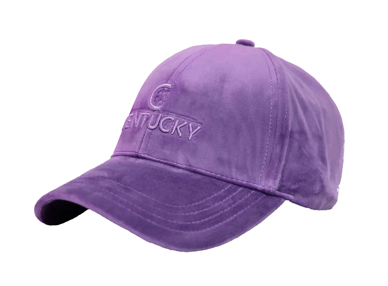 High Quality Sports Caps Dad Hats Wholesale Products Baseball Cap Custom Logo Velvet Fabric 6-Panel Curved Brim Baseball Cap 6