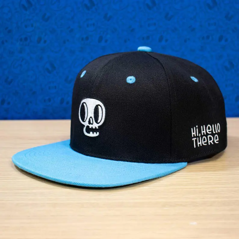 High Quality Streetwear Embroidered  Snapback Hats with Custom Logo High Profile 6 Panel Adjustable Cap Vietnam OEM Factory 3