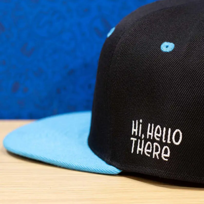 High Quality Streetwear Embroidered  Snapback Hats with Custom Logo High Profile 6 Panel Adjustable Cap Vietnam OEM Factory 4
