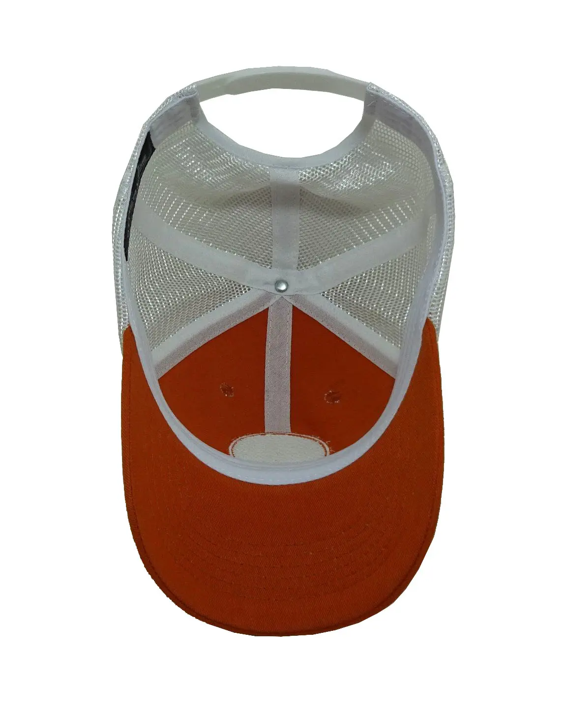 High Quality Unisex 6-Panel Curved Brim Orange Color Low Profile 65% Cotton and 35% Polyester Material Trucker Hat Sports Cap 5