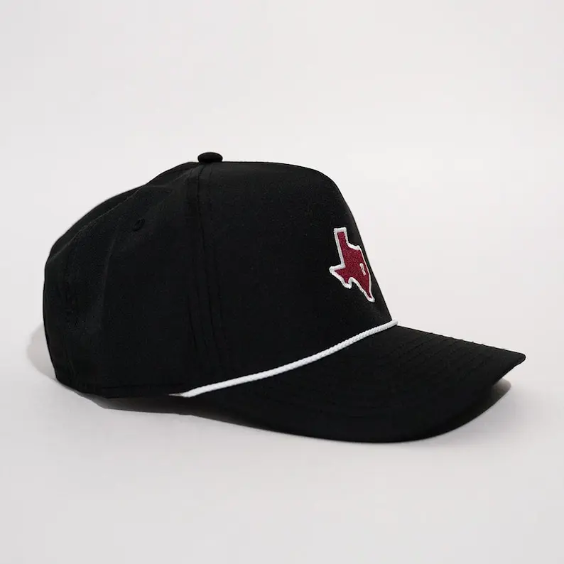 High Quality Woven Patch Baseball Caps Vietnam Made Custom Adjustable Fit Hat With Rope For Men Women Casual Brand Promotion L01 3
