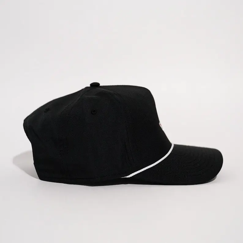 High Quality Woven Patch Baseball Caps Vietnam Made Custom Adjustable Fit Hat With Rope For Men Women Casual Brand Promotion L01 4