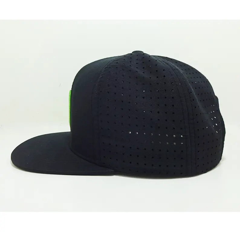 Highly Quality 3D Embroidery Logo Snap Back Cut Hole Perforated Caps Sports Hat Vietnam Made Gorras For Men Women Promotion L01 5