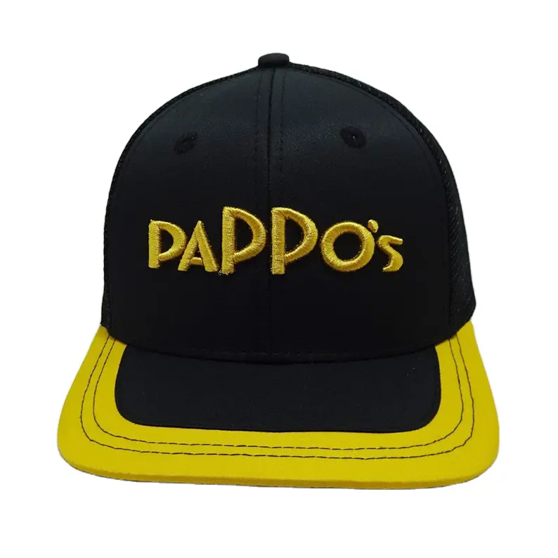 Hip Hop Style Trucker Hat Breathable Mesh Back With 3D Embroidered Logo Adjustable Fit Snapback Caps Casual Brand Promotion L01 2