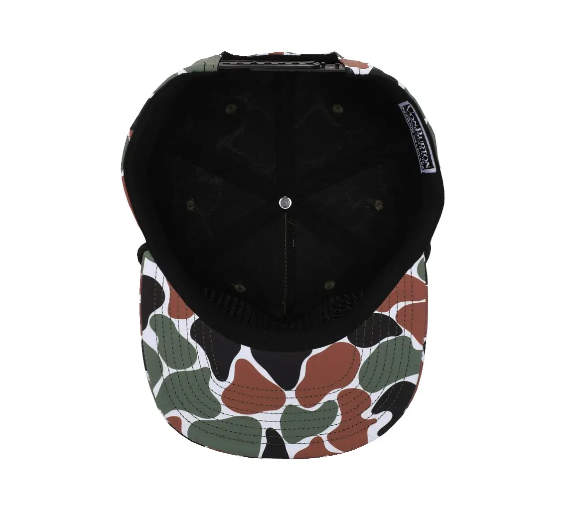 Hiphop Ducks Camo Snapback Cap With Rope High Quality 5-panel Custom Logo Flat Brim Promotional Sports Cap Perfect Gift for Him 4
