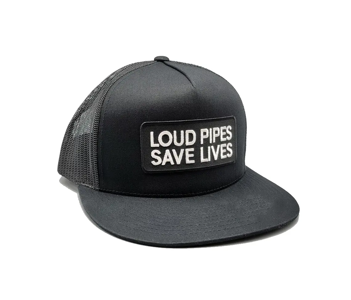 Hiphop High Fashion Trucker Hat with Custom Logo Wholesale Hats Flat Brim High Quality Adjustable Size Fisherman Cap Trucker Hat 4