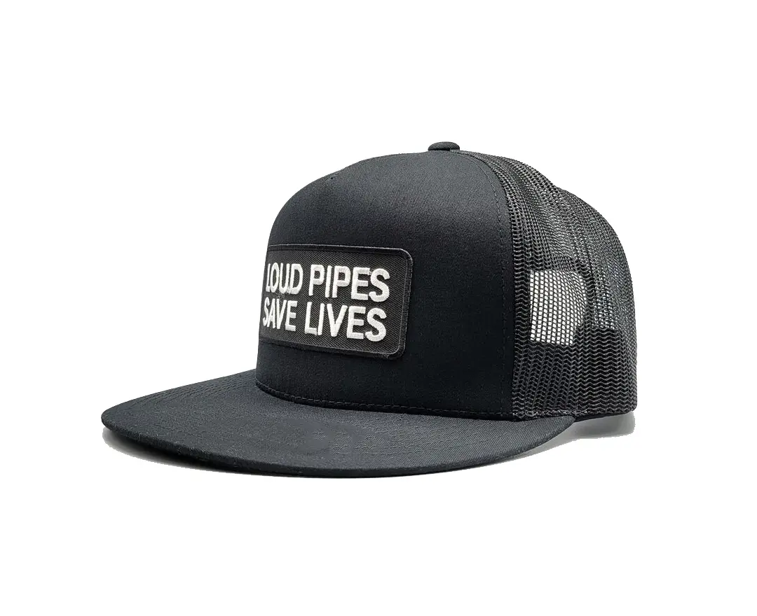 Hiphop High Fashion Trucker Hat with Custom Logo Wholesale Hats Flat Brim High Quality Adjustable Size Fisherman Cap Trucker Hat 3