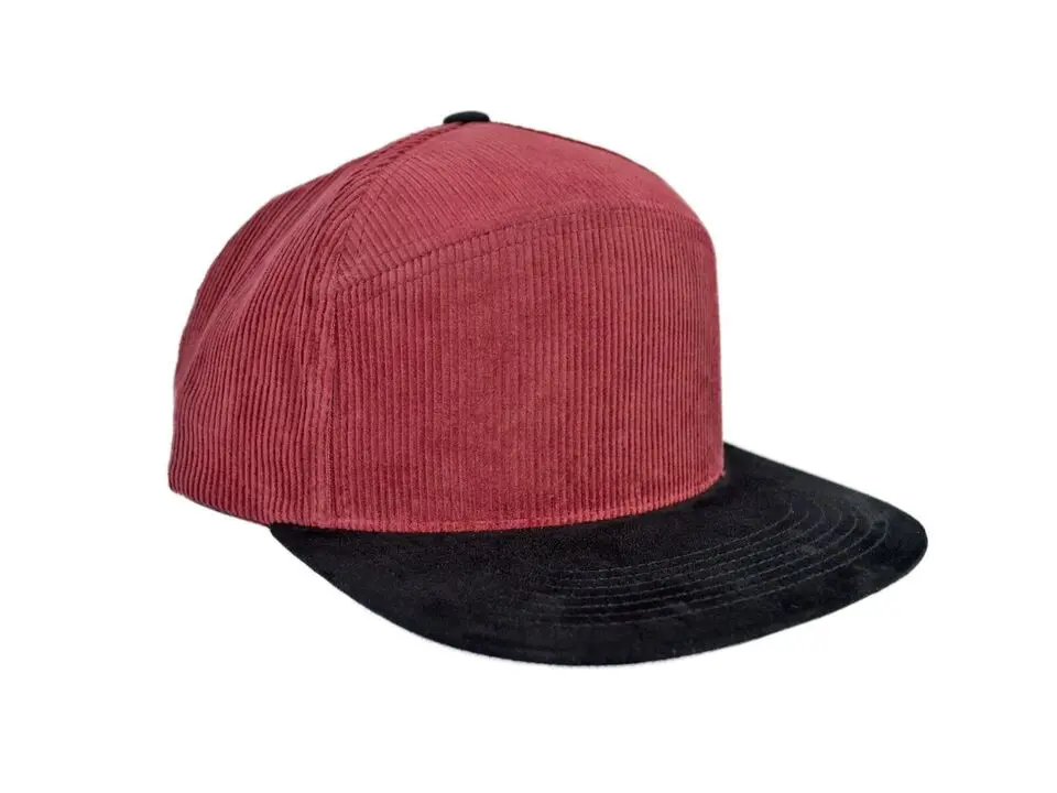 Hiphop Outdoor Sports Men Custom Corduroy Snapback Caps Wholesale Flat Cap Blank Plain Adjustable Size Classic Snapback Caps 2