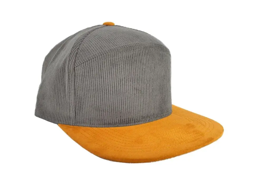 Hiphop Outdoor Sports Men Custom Corduroy Snapback Caps Wholesale Flat Cap Blank Plain Adjustable Size Classic Snapback Caps 3