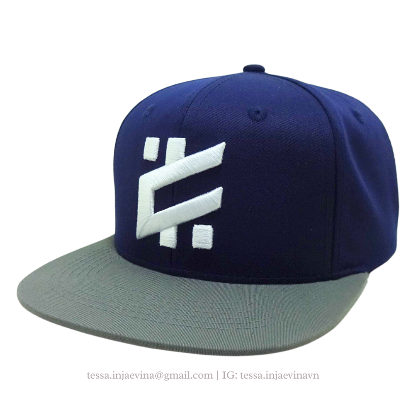 Hiphop Outdoor Style 3D Embroidered Snapback Hats 6-Panel Structured Flat Brim Adjustable Closure Caps Vietnam OEM Factory L01 3