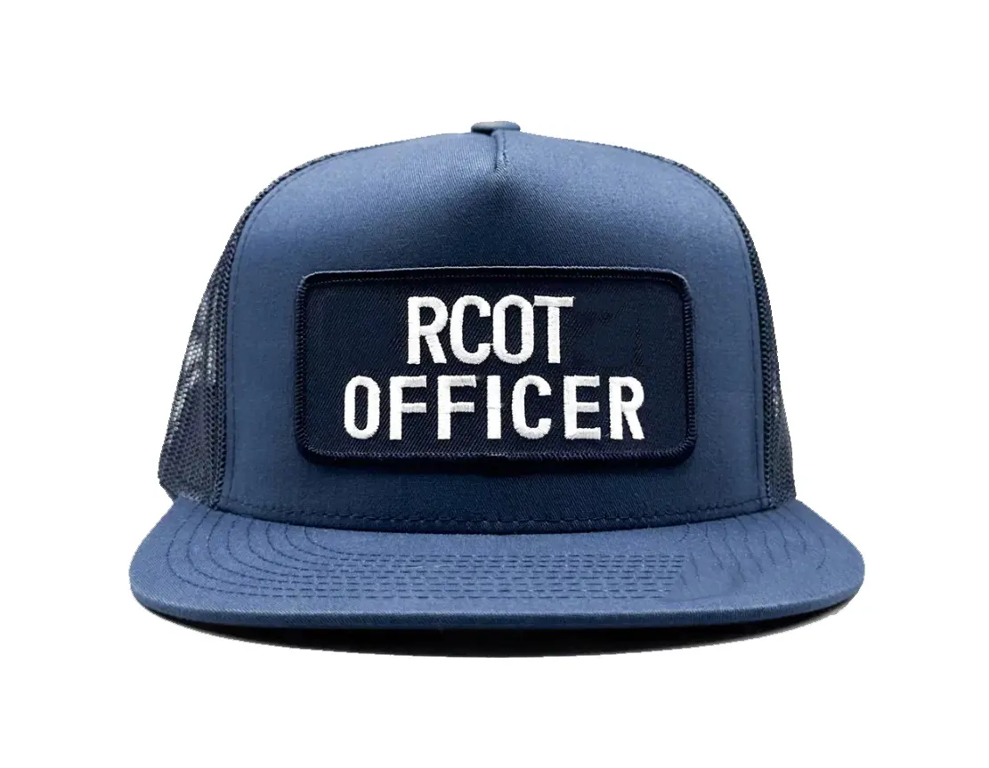 HipHop Sports Cap Fashionable Wholesale Products Trucker Hat Woven Patch Logo 5-Panel Flat Brim High Quality Trucker Hat 1
