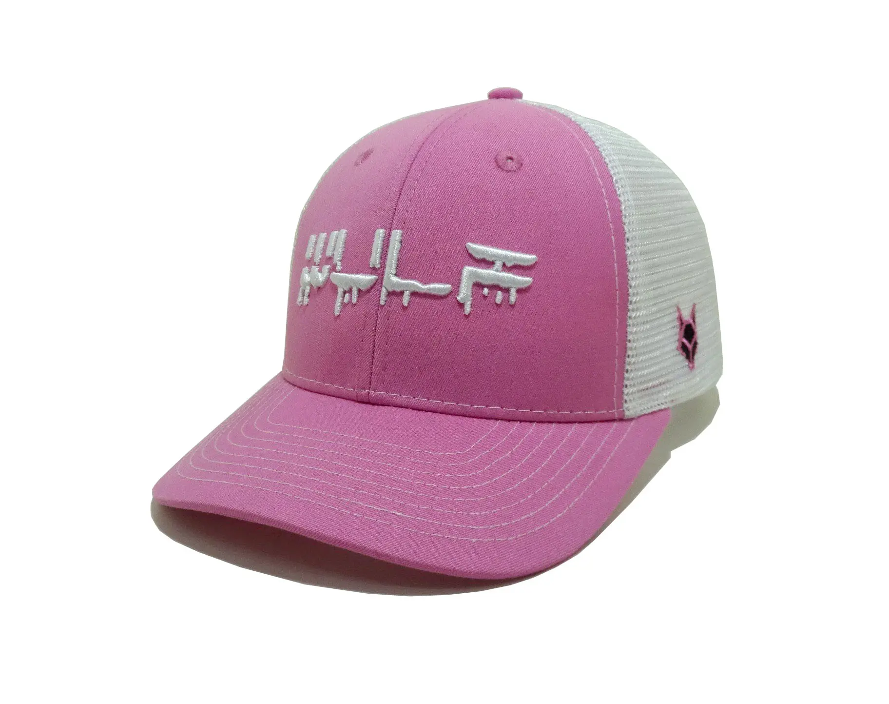 Hot Pink Trucker Hats Embroidery Logo Snapback Caps Vietnam Factory Promotional Hat Sport Dad Cap Free Sample 2