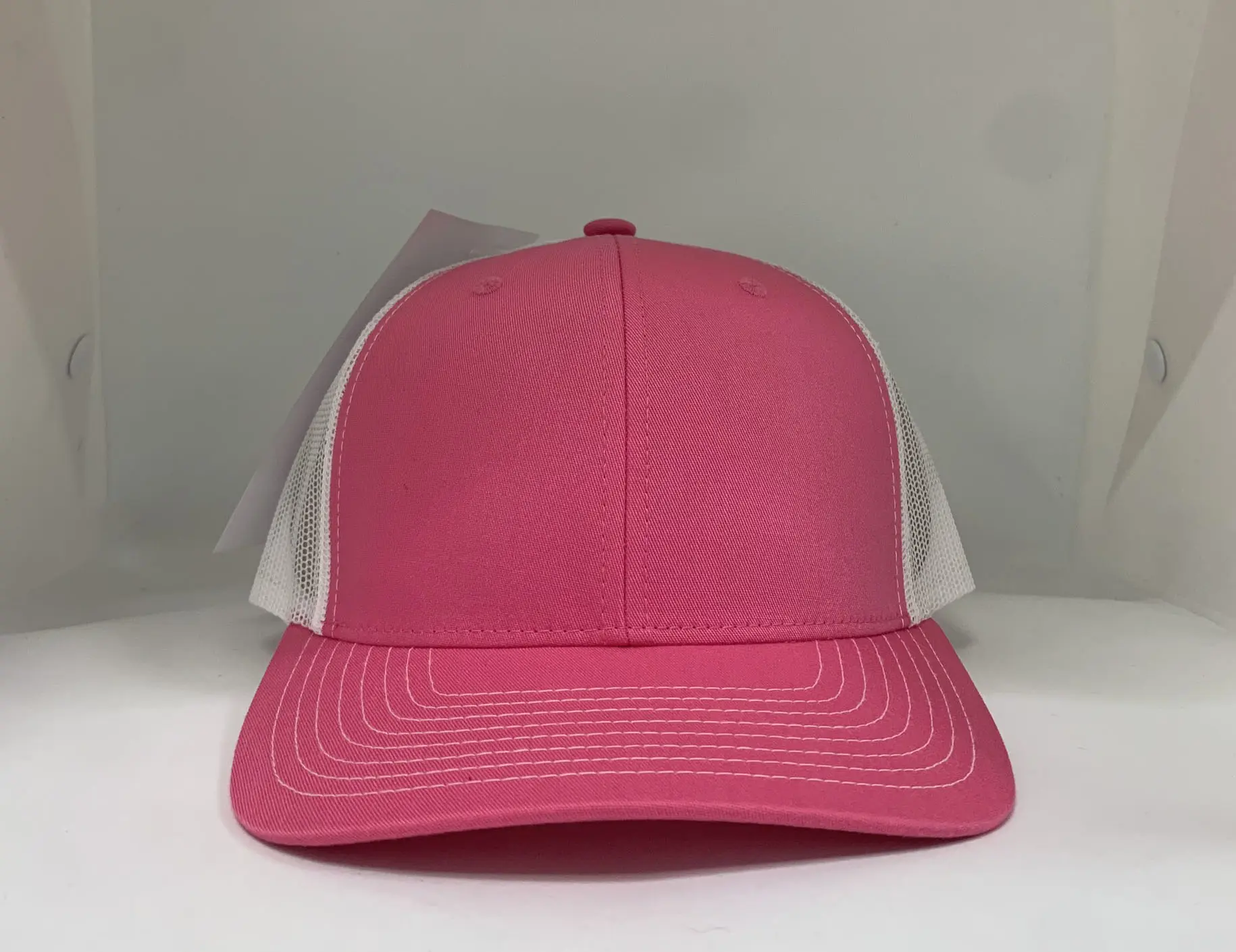 Hot Pink Trucker Hats Small MOQ Custom Promotional Hat Sport Dad Cap Snapback Caps Vietnam Factory