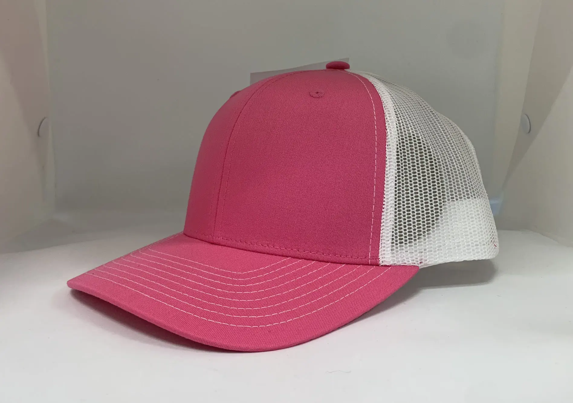 Hot Pink Trucker Hats Small MOQ Custom Promotional Hat Sport Dad Cap Snapback Caps Vietnam Factory 2