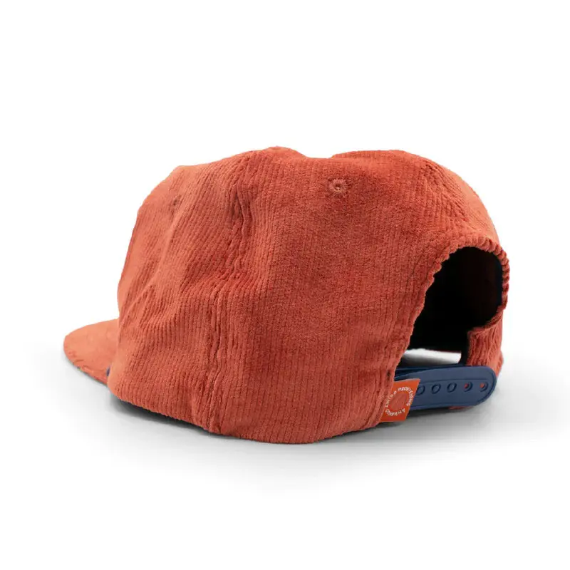 Hot Sale 5 Panel Corduroy Snapback Cap with Rope Custom Logo High Quality Hiphop Outdoor Adults Size Plastic Buckle Snapback Cap 3