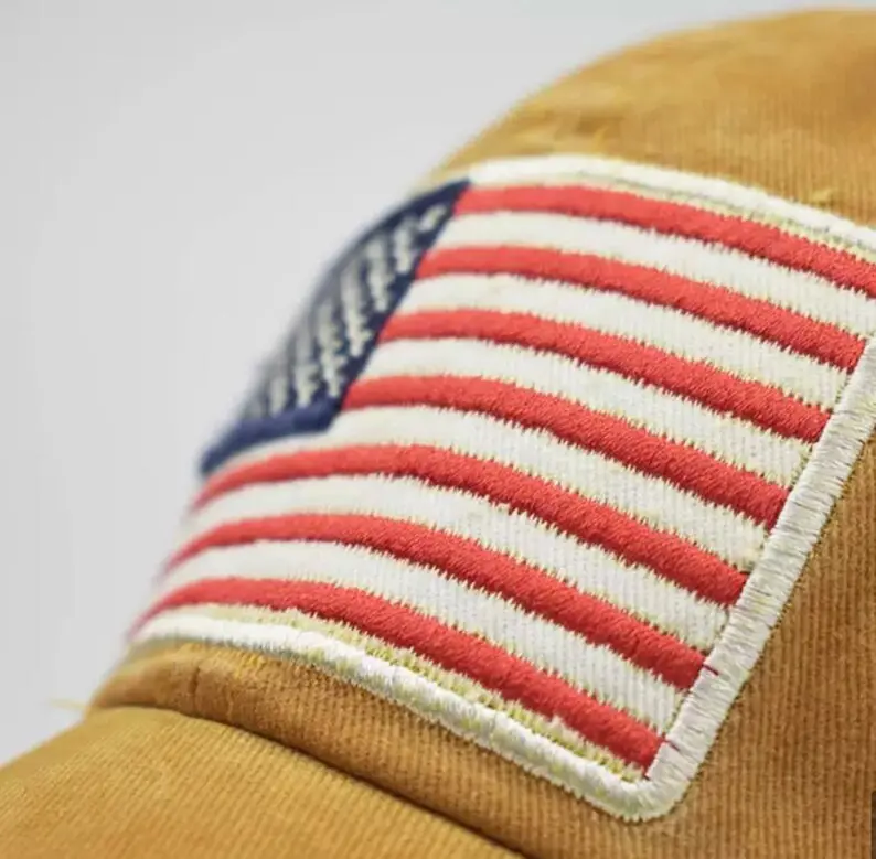 Hot Sale Cotton Embroidered Baseball Cap USA 3D Letter Embroidered Sunshade Hat Baseball Cap 2