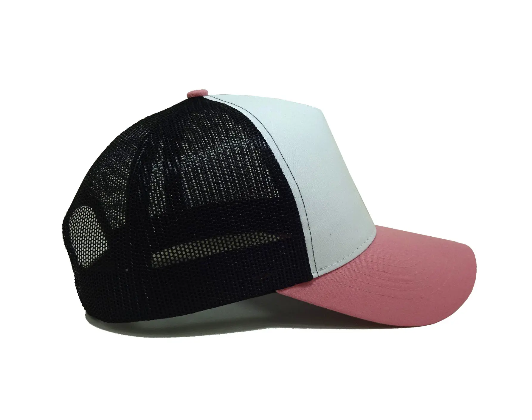 Hot Sale Fashion High Quality Customize Trucker Hat 5 Panel Adjustable Two Tone Sunscreen Sports Cap for Unisex 4