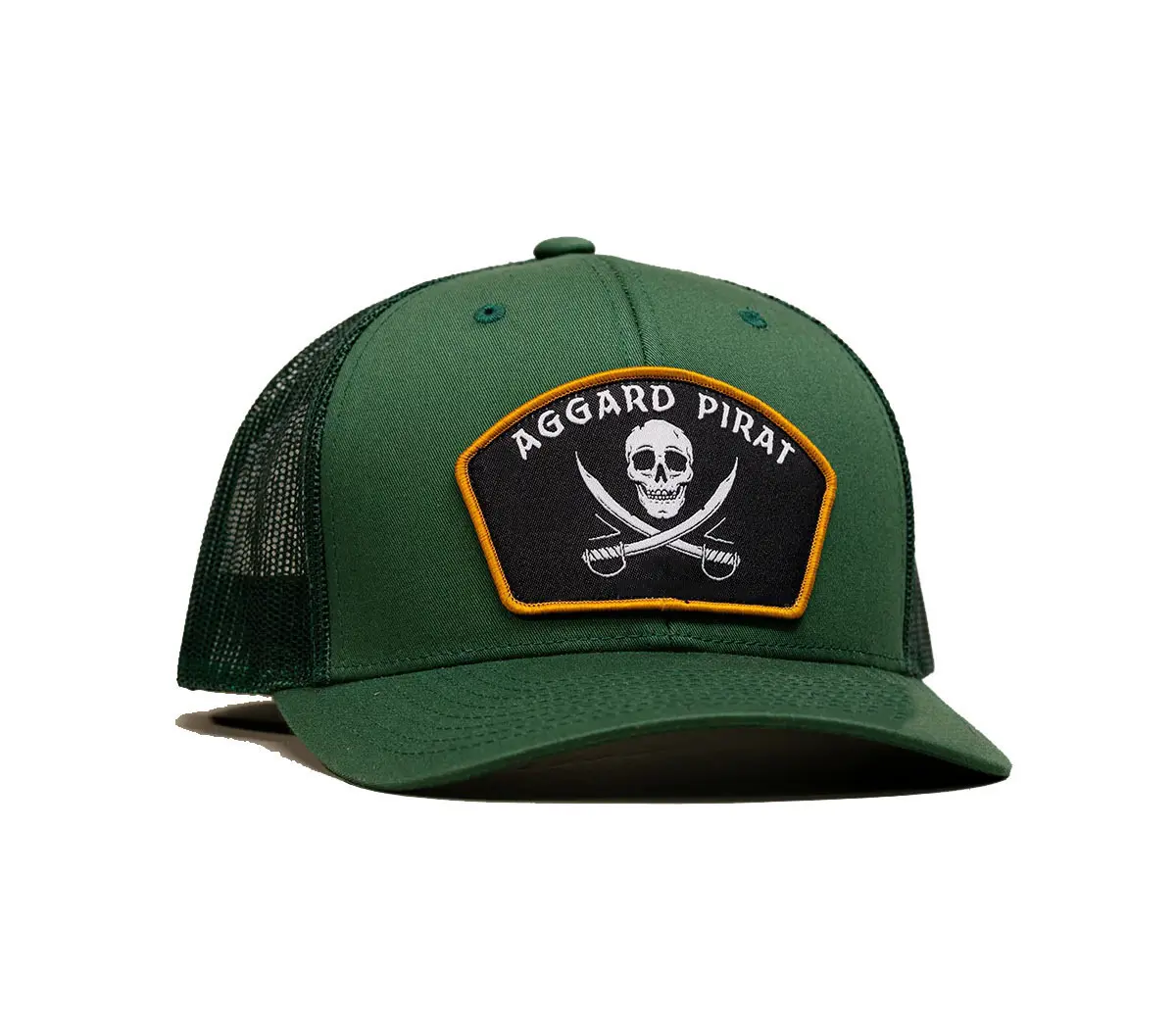 Hot Sale Trucker Hat High Quality with Custom Logo Dark Green Color Mesh Back Adjustable Size in Vietnam Factory Snapback Cap 1