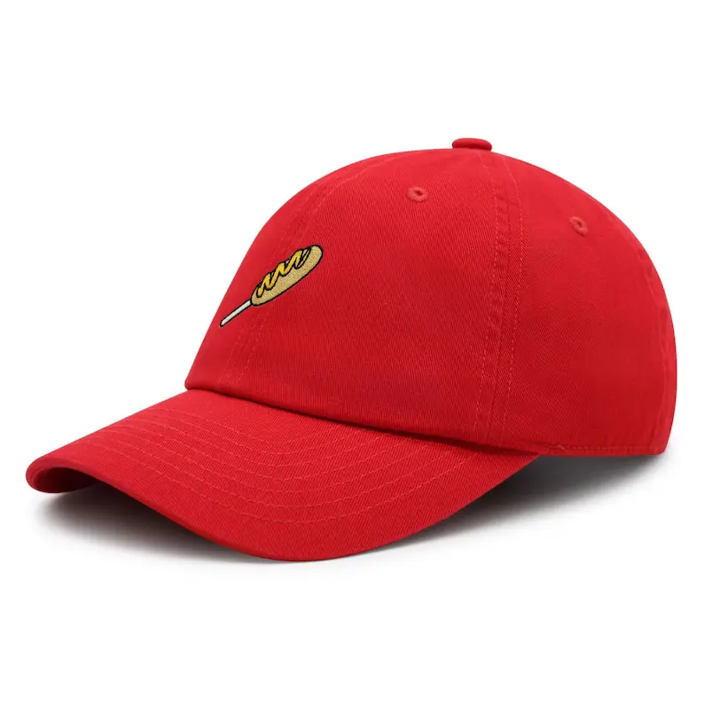 Hot Sale Vietnam Factory Made High Quality Baseball Caps Funny Food Embroidery Adjustable Fit Hat For Travel Casual Promotion L1 3