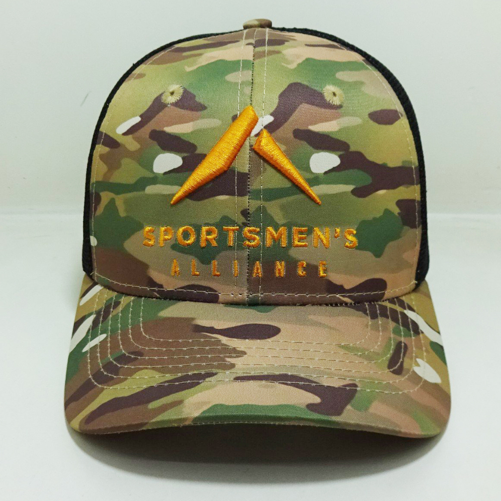 Hot Seller Camouflage/Black 3D Embroidered Curved Brim R 112/Y 6006 6 Panel Structured Adjustable Snapback Vietnam Headwear OEM 2