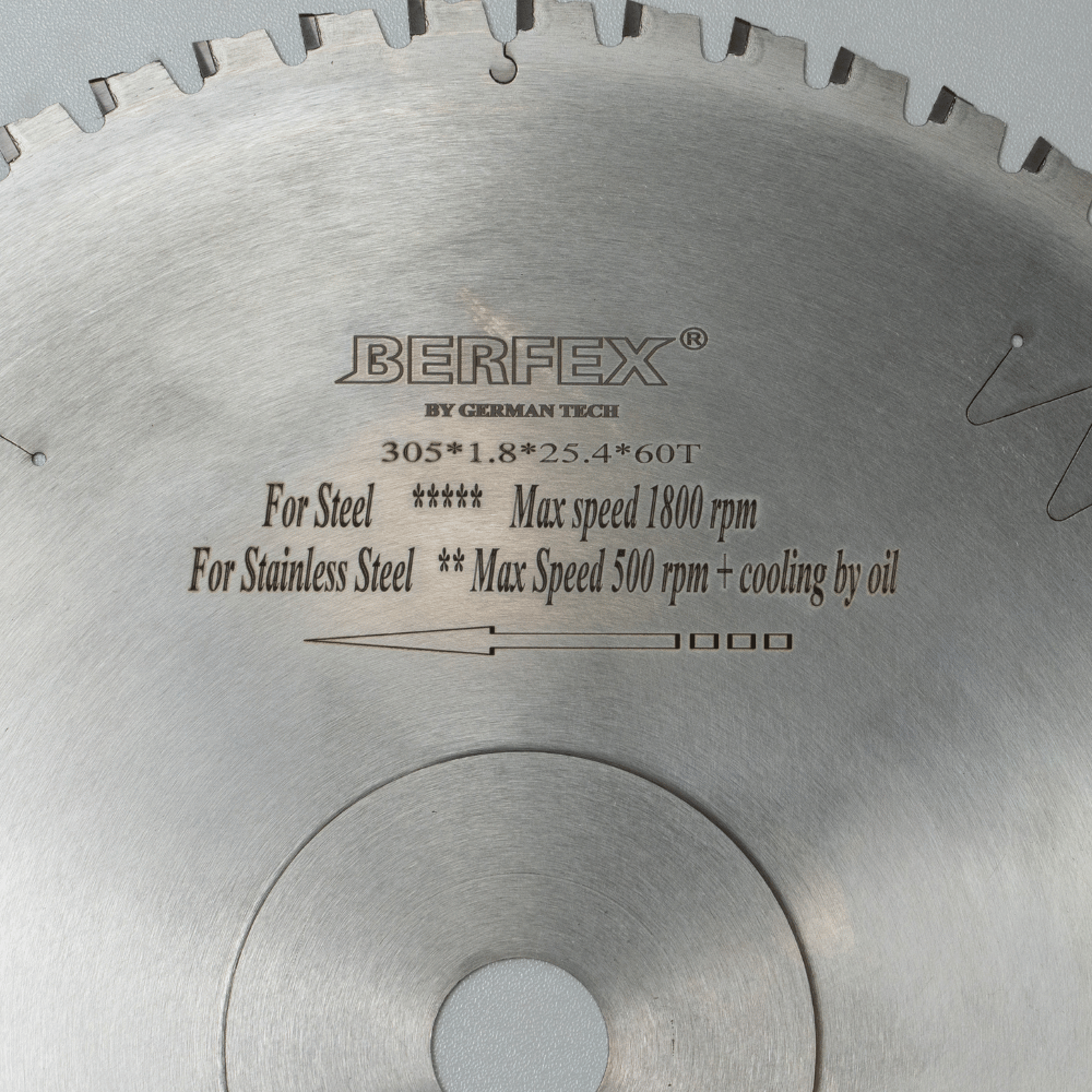 Industrial Grade Aluminum Steel Metal TCT Custom Fast Cut 255mm Circular Saw Blades 52 Teeth 25.4mm X1.7mm 3