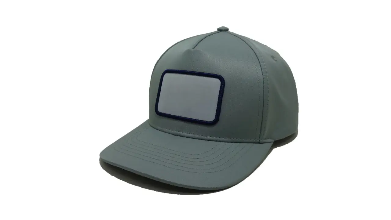 INJAE VINA 5 Panel Snapback Cap Street Style Sporty Embroidery Grey Color OEM Vietnam Factory 2