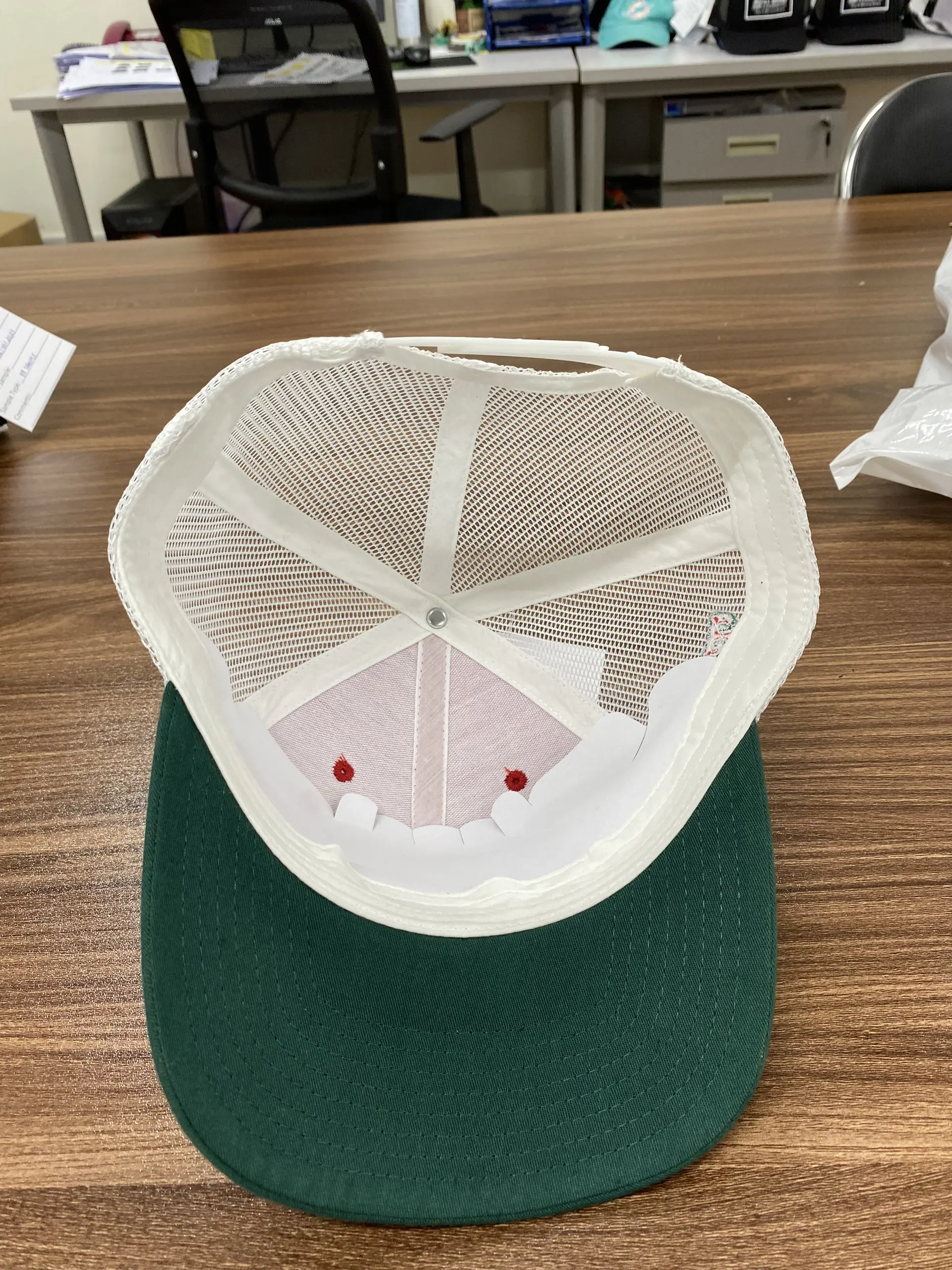 INJAE VINA Embroidery Logo and Custom Design Trucker Hat  Gorras Custom Color and Mesh in Vietnam Headwear Snapback Cap 6
