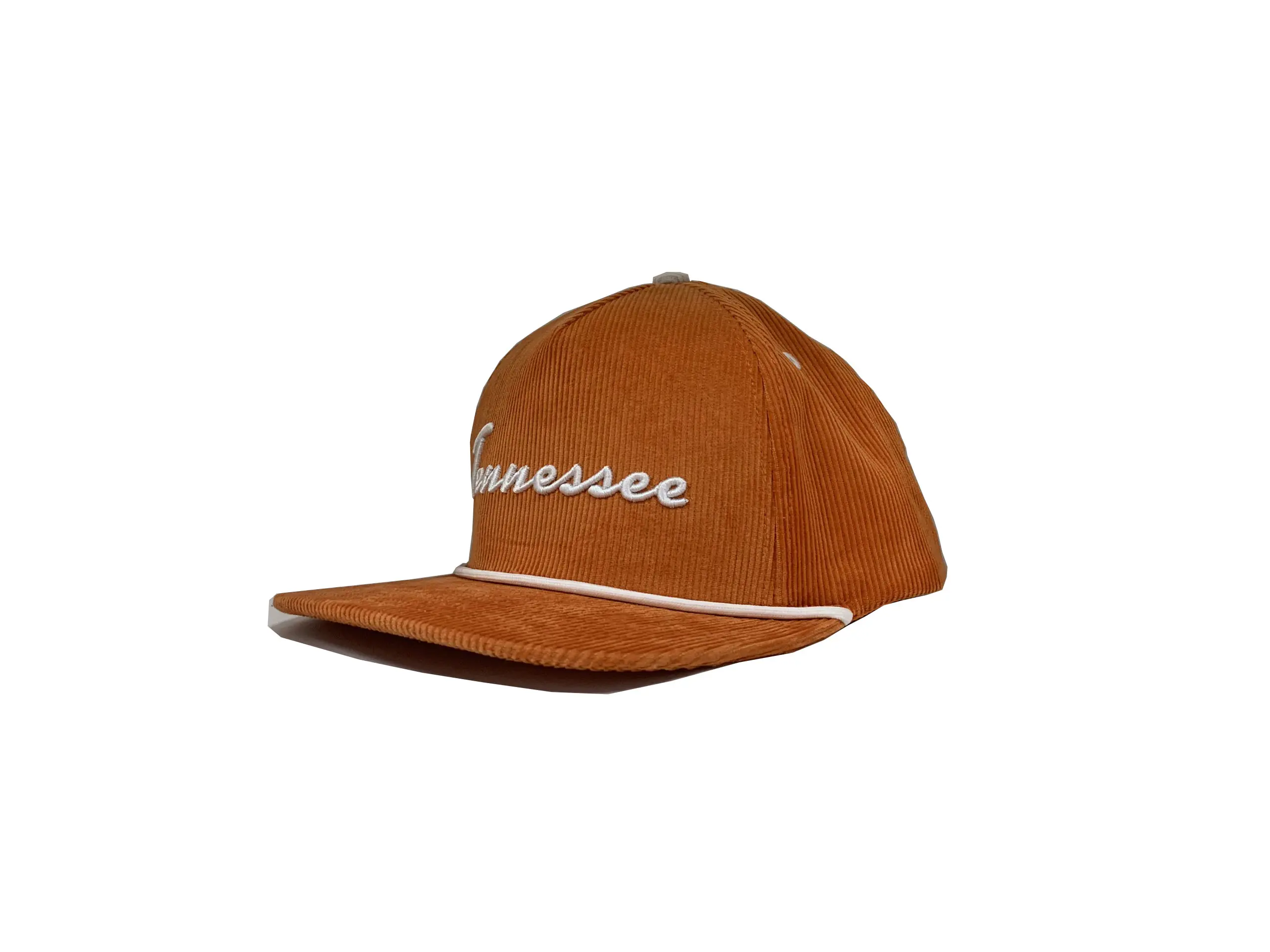 Jaffa Orange Corduroy Snapback Caps Flat Bill Embroidery Rope Hat  Vietnam Factory Dad hat Customized Logo Design 3