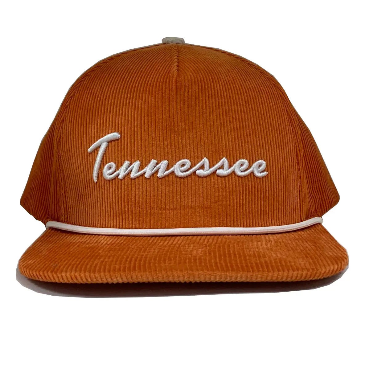 Jaffa Orange Corduroy Snapback Caps Flat Bill Embroidery Rope Hat  Vietnam Factory Dad hat Customized Logo Design 2