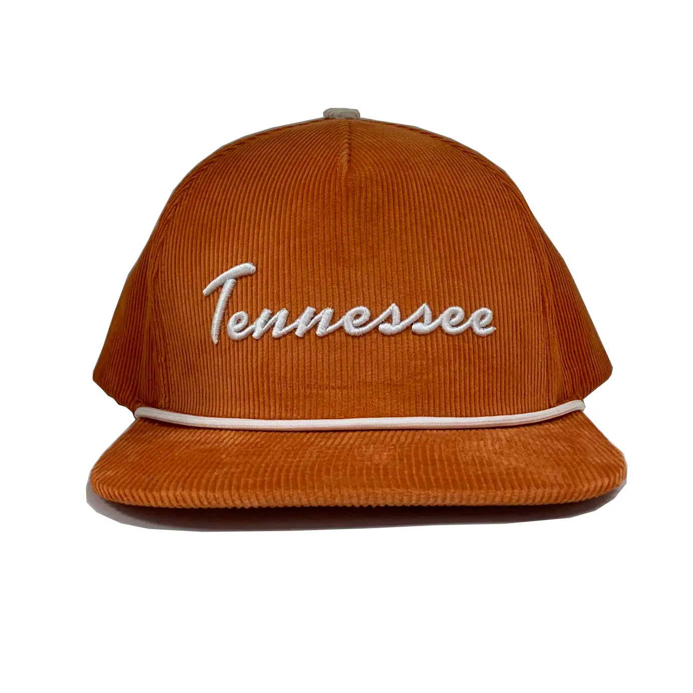 Jaffa Orange Corduroy Snapback Caps Flat Bill Embroidery Rope Hat  Vietnam Factory Dad hat Customized Logo Design 1