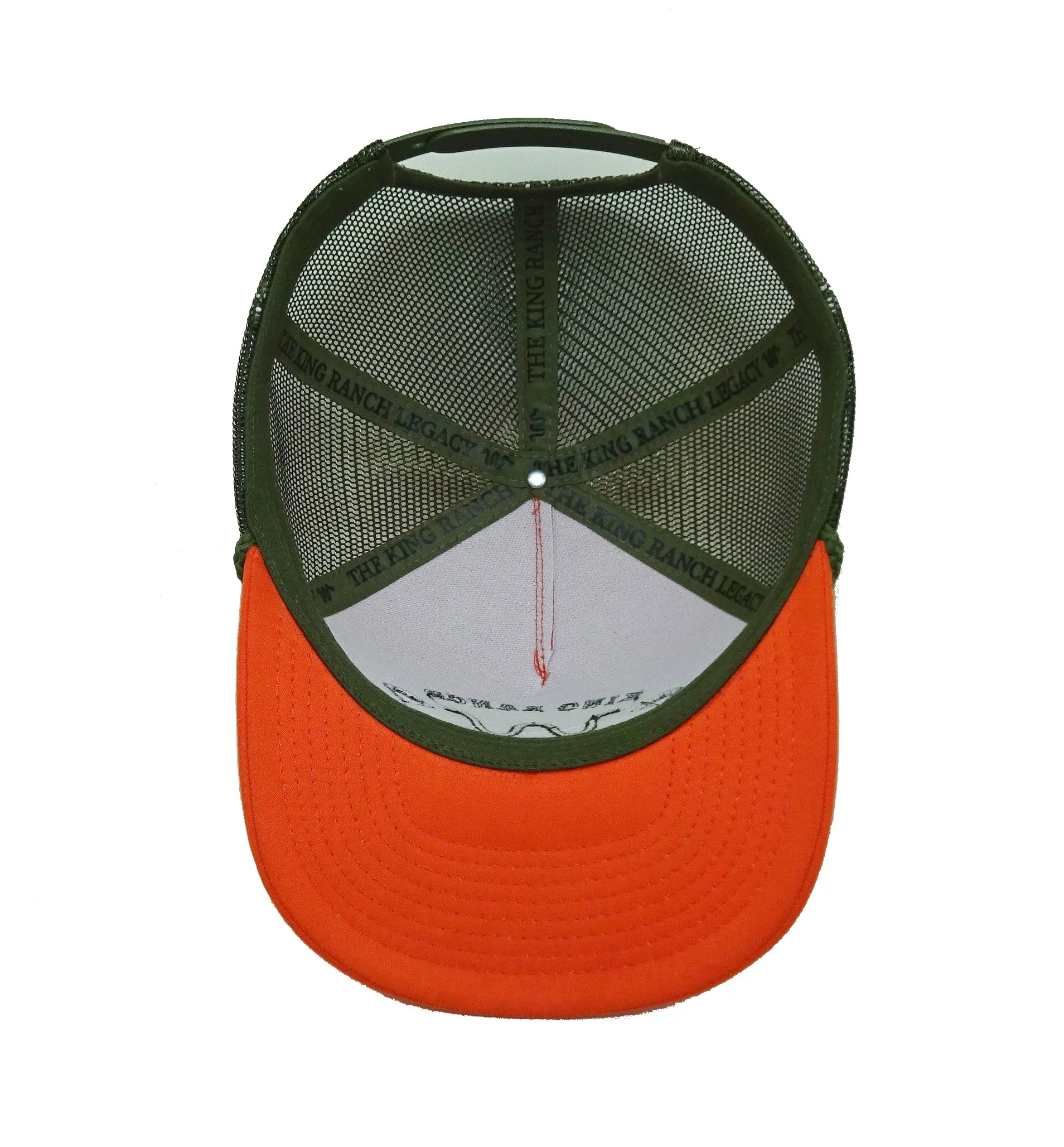 King Ranch Texas Blaze Trucker Hats Custom Woven Patch Snapback Caps Vietnam Factory Promotional Hat 5