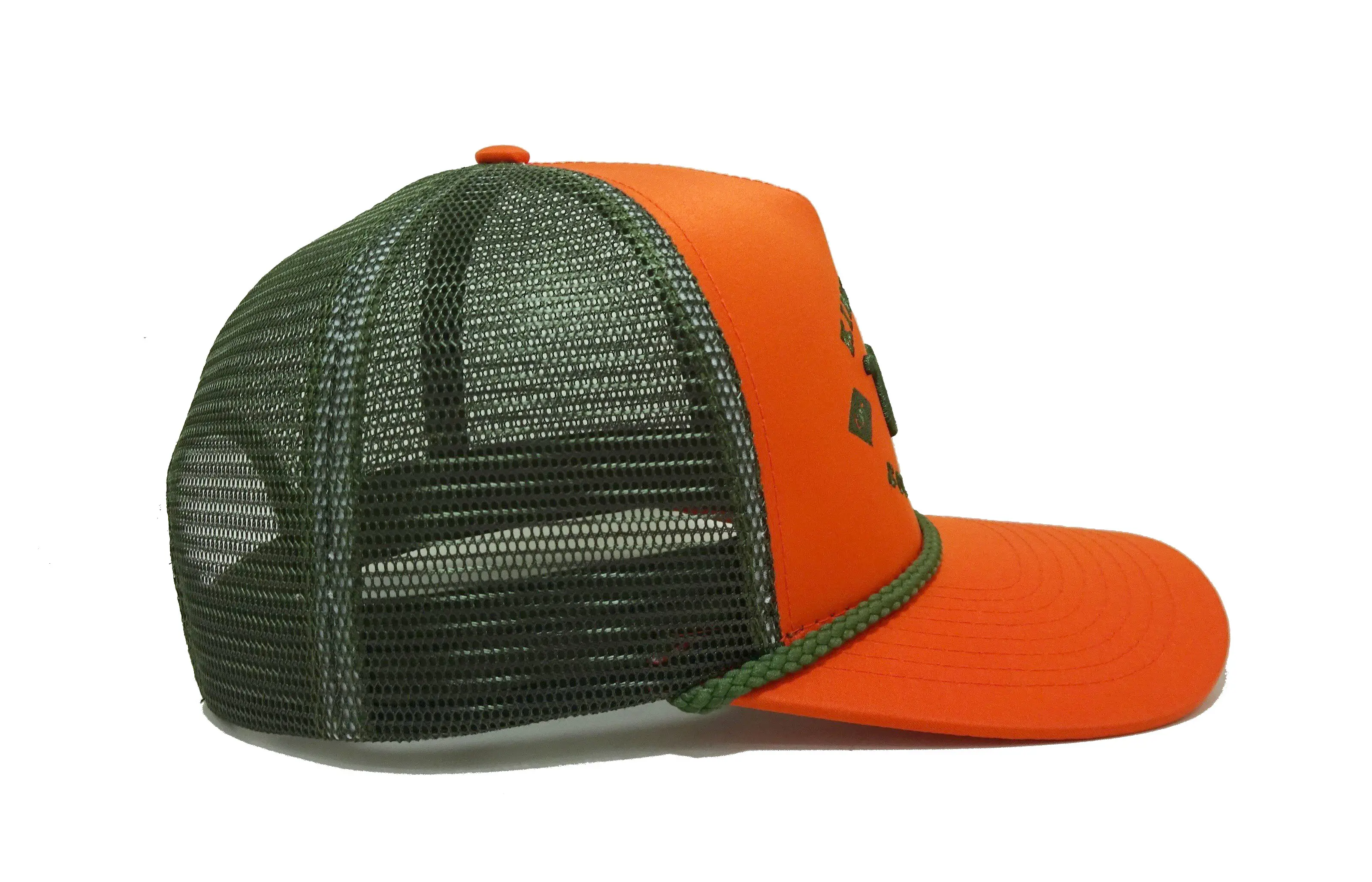 King Ranch Texas Blaze Trucker Hats Custom Woven Patch Snapback Caps Vietnam Factory Promotional Hat 4