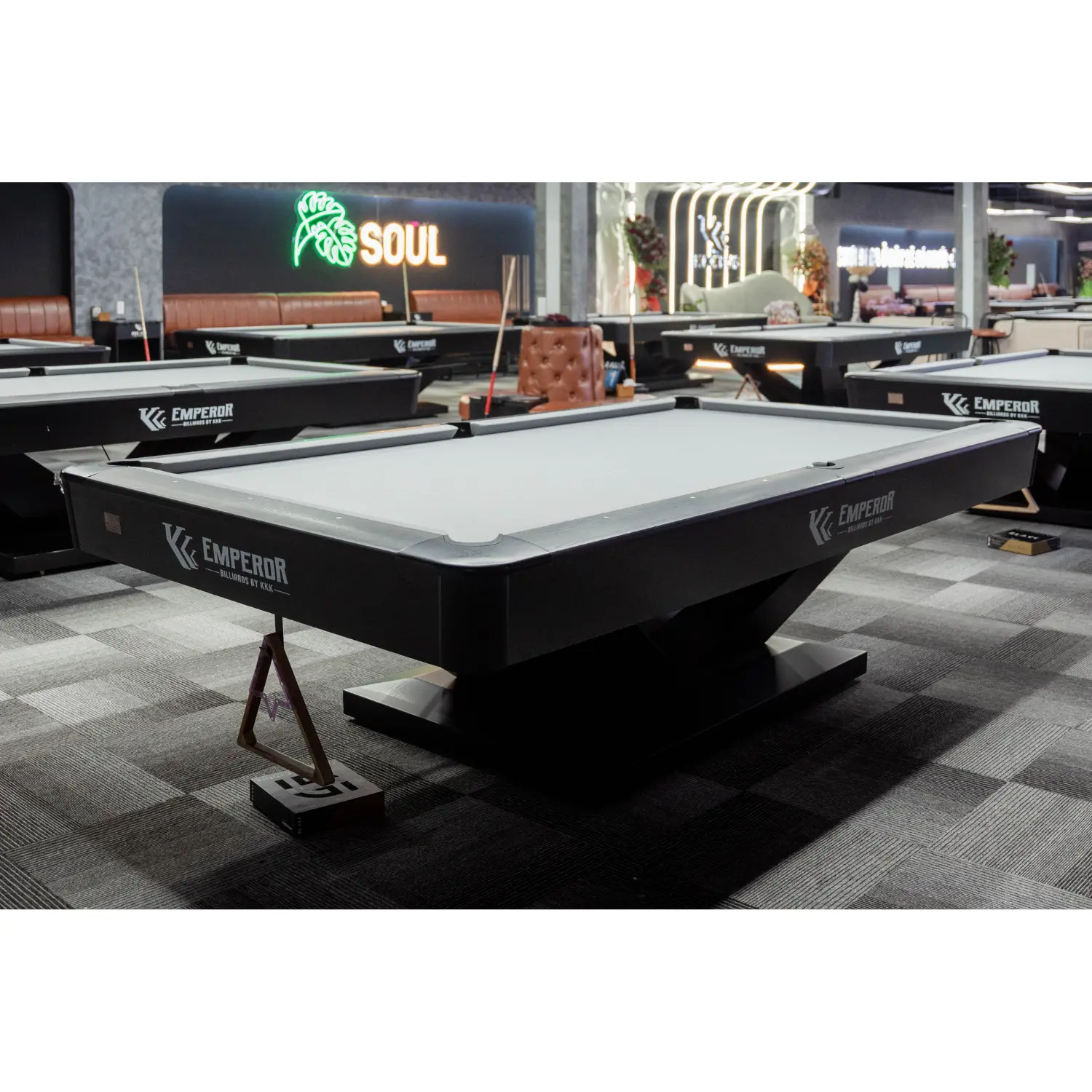 KKKing Billiards 9ft Tournament Pool Table with Modern Design for Clubs and Game Centers 9 Ball Slate Pool Table 1